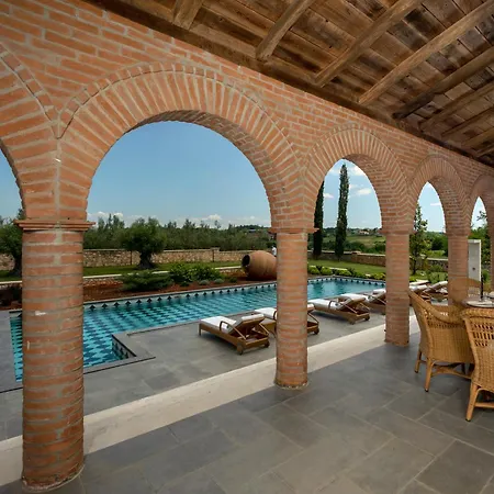 Luxurioese Don Giordano Im Toskanischen Stil Mit Pool, Weinbergblick Und Olivenhainen In Istrien Ferenci