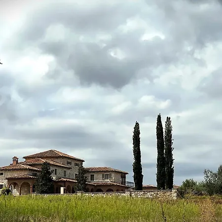 Luxurioese Don Giordano Im Toskanischen Stil Mit Pool, Weinbergblick Und Olivenhainen In Istrien Willa *